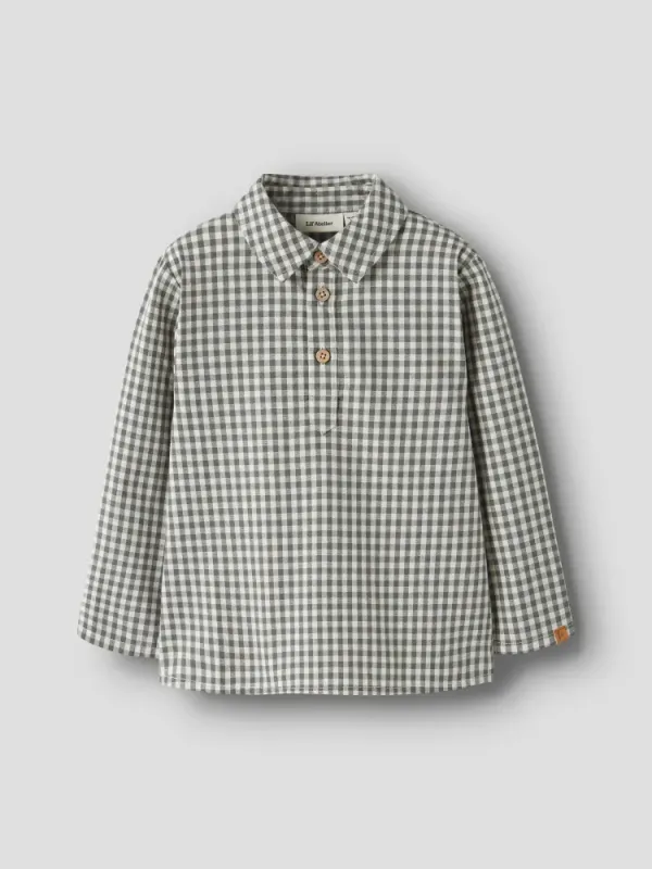 Roanne Loose Shirt Mulled Basil Lil Atelier