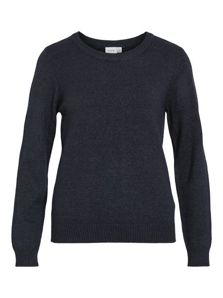 Viril O-Neck Knit Top Total Eclipse VILA