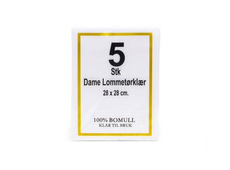 Lommetørkle Dame Kløver