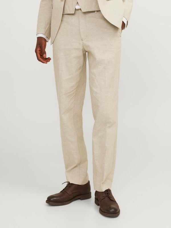 Rivera Linen Trouser Slim Fit Travertine Jack & Jones