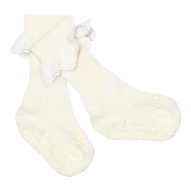 Hovedbilde Sokker Antiskli Bambus Blonder Snow Flakes ...