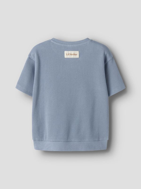 T-Skjorte Harun Loose Sweat Dusty Blue Lil Atelier
