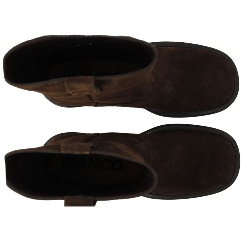 Biamary Semsket Skinnboots Mid Pull On Brown Bianco 