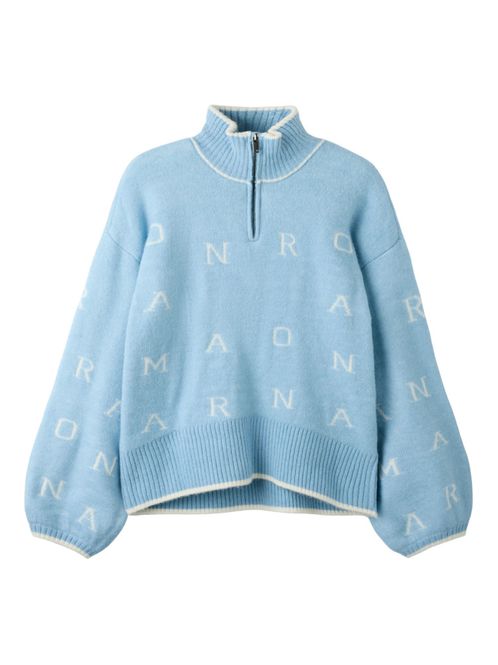 Hovedbilde Neifya Langermet Knit Oversize Powder Blue Name ...