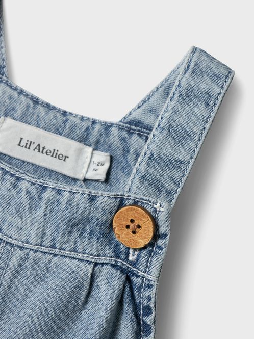 Hovedbilde Funda Denim Short Overall Medium Blue Denim Lil ...