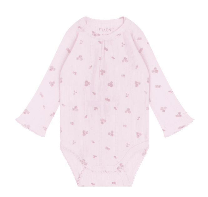 Hovedbilde Body Pointelle Små Blomster Pale Lilac Fixoni 