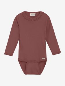 Hovedbilde Body Rib Langermet Withered Rose Minymo