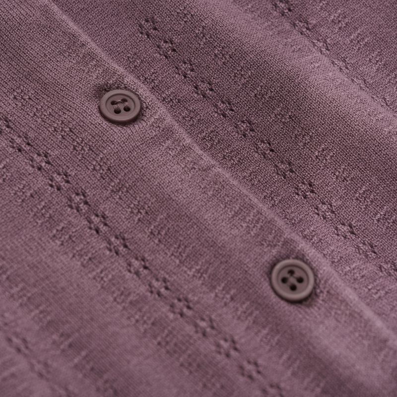  Cardigan Pointelle Flint Creamie