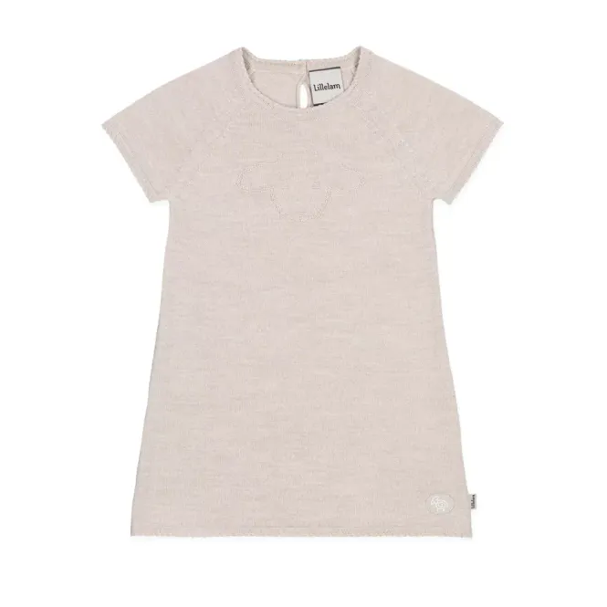 Hovedbilde Kjole Frida Beige Lillelam 