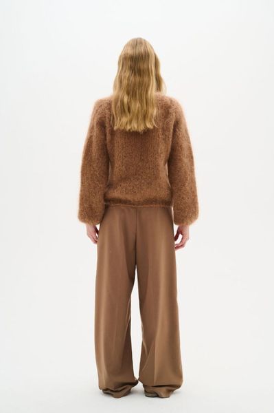 Jetra Mohair Pullover Tobacco Brown In Wear 