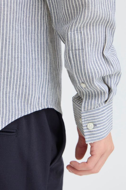 Hanes Linen Mix Shirt Casual Friday