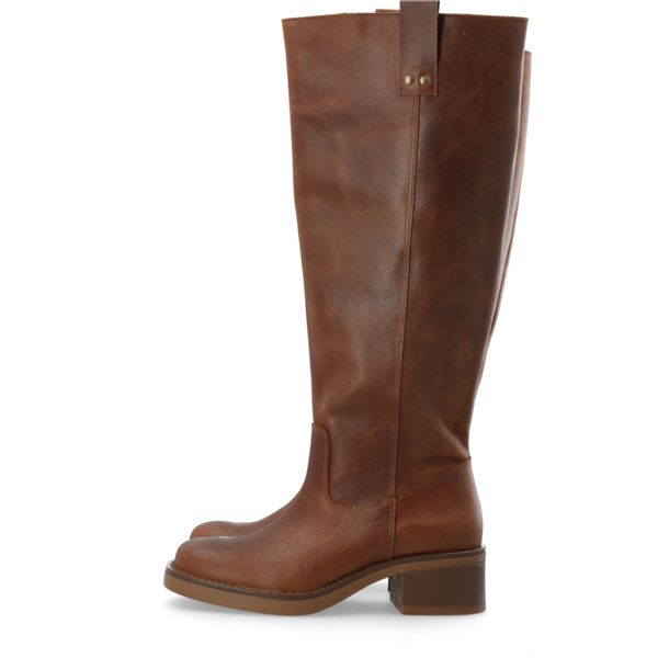 Biamary Skinnboots Knee High Cognac Bianco 