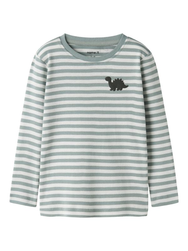 Villy LS Slim Top Green Milieu Dinosaur Name It 
