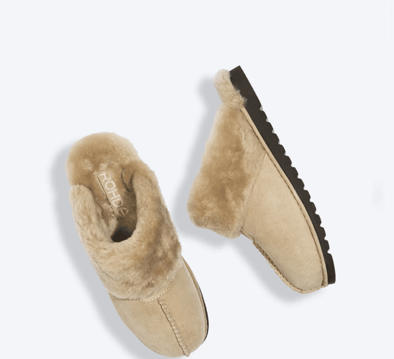 Arabba Velourleder Taupe Rohde 