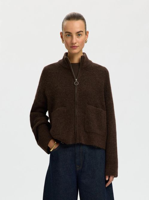 Hovedbilde Sia Ras Knit Zipper Cardigan Delicioso Selected ...
