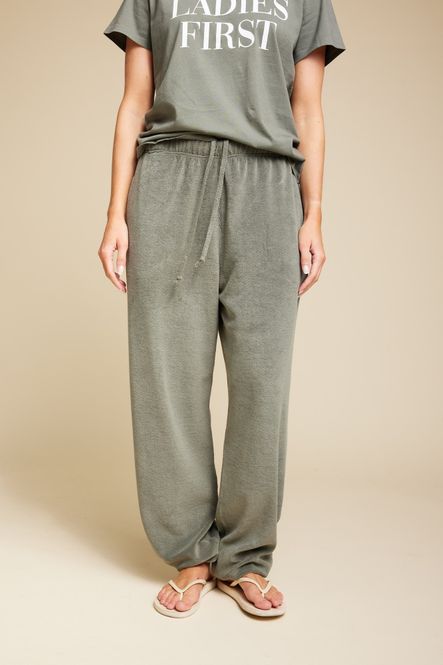 Hovedbilde Rome Terry Trousers Army Green Line Of Oslo 