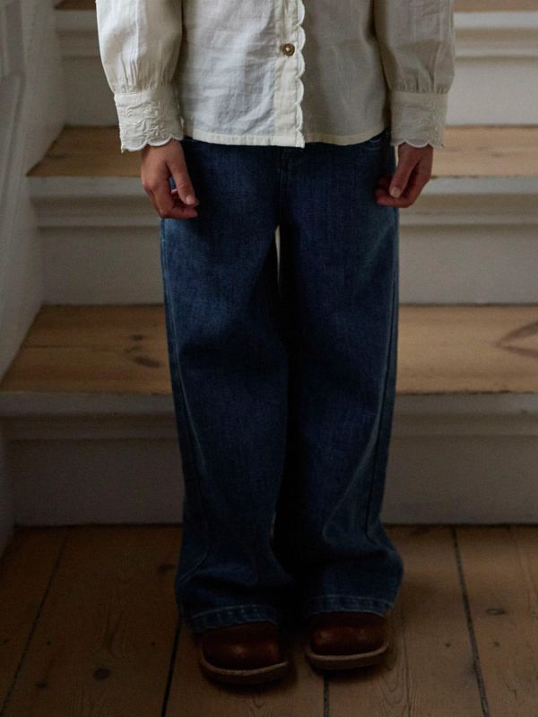 Obello Wide Jeans Dark Blue Denim Lil Atelier