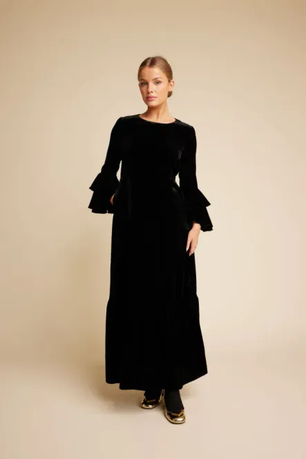 Hovedbilde Daughter Velvet Dress Black Line Of Oslo