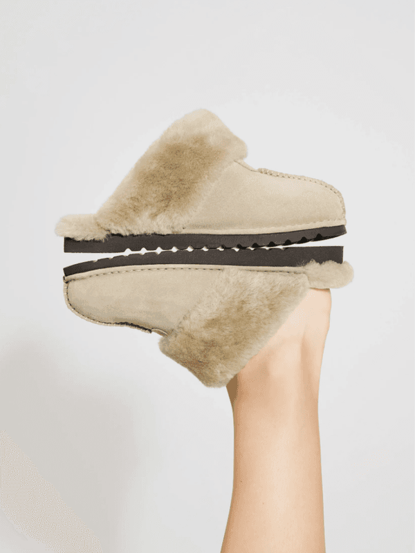 Arabba Velourleder Taupe Rohde 