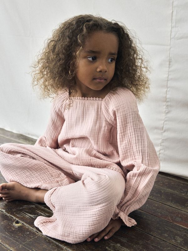 Lulu Pant Misty Rose Lil Atelier 