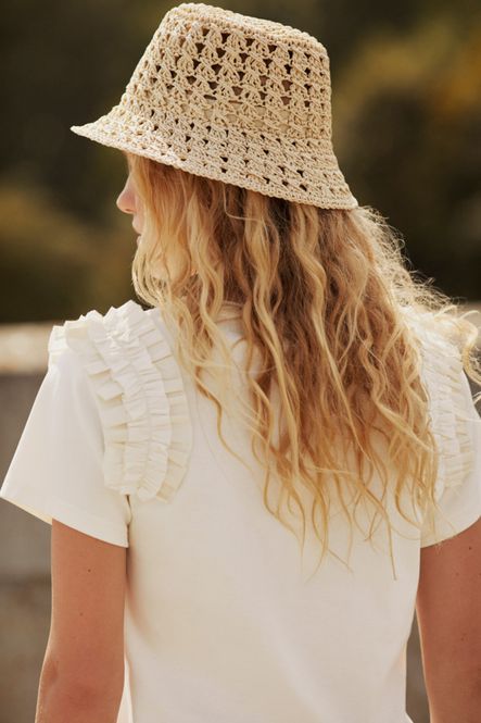 Hovedbilde Beinta Hat Natural Straw Stitch Part Two