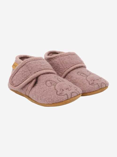 Hovedbilde Wool Slippers w. Embroidery Marron En Fant