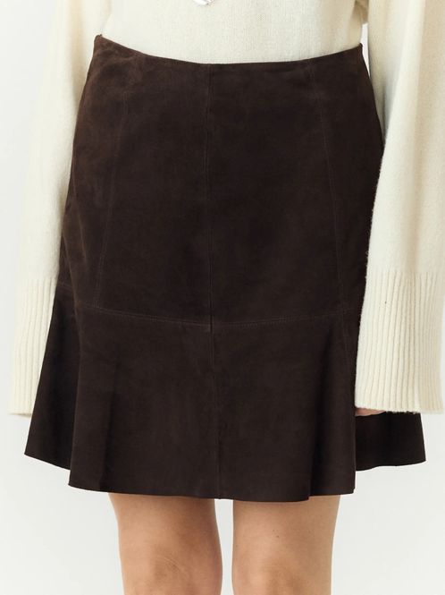 Hovedbilde Colly Suede Skirt Coffee Bean YAS
