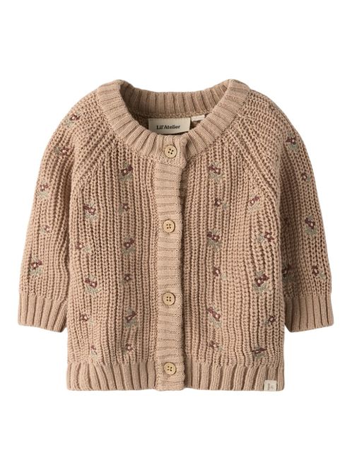 Hovedbilde Emlen Emb Ao Knit Cardigan Roebuck Lil Atelier 